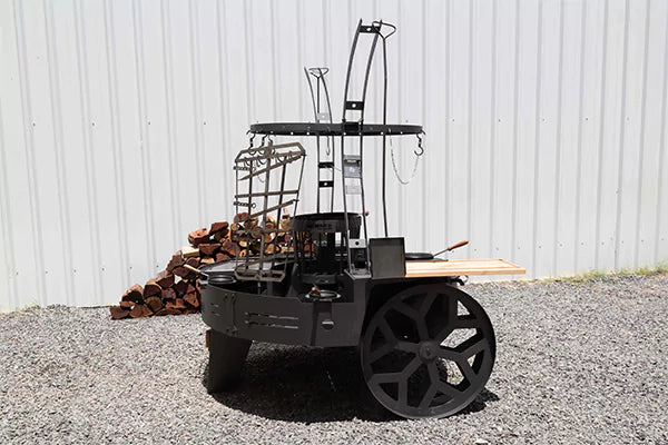 Tromen Hummer Mega BBQ Grill with two Pizza Ovens - The Ultimate