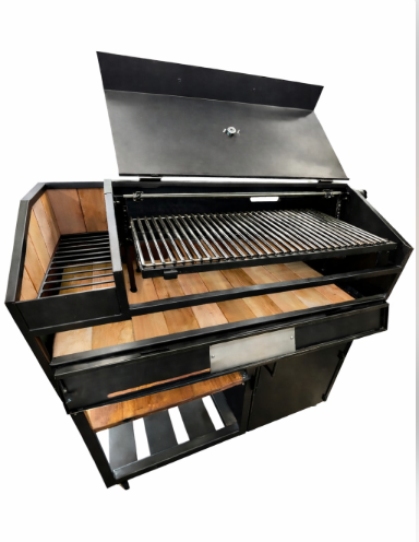 PICK UP ONLY-Premium Argentine BBQ Grill – TORO Wood & Charcoal Parrilla Grill with Adjustable Grates - Cholys