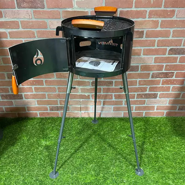 Tromen Duomo Grill 380 Enameled - Precision Grilling Crafted to Perfection - Cholys