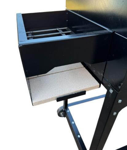 Argentine Gaucho Charcoal Grill with Lid & Side Table – Authentic Parrilla BBQ-ONLY IN STORE - Cholys