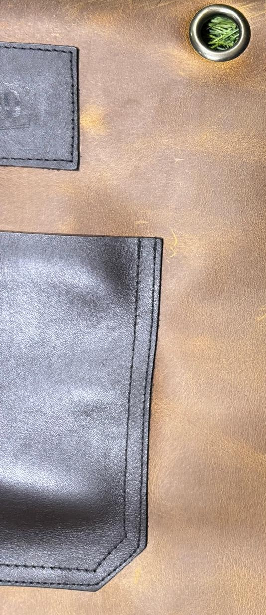 Authentic cowhide leather apron – durable, stylish, and built for protection. Perfect for grilling, cooking, or bartending. - Cholys