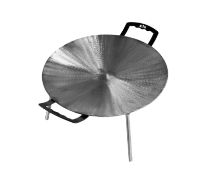 Argentine Steel Cooking & Plow Disc with Griddle-Style Lid – 17.7″ (Discada & Bidera Set) - Cholys