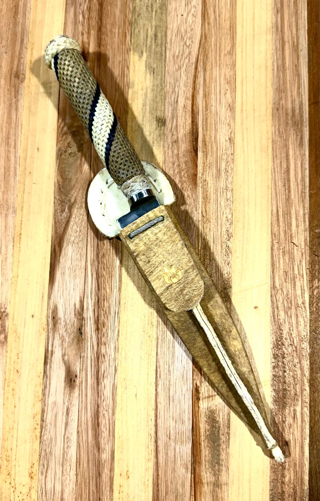 Handmade Argentine Gaucho Asado Knife with Braided Tiento Handle – 5-Inch Blade