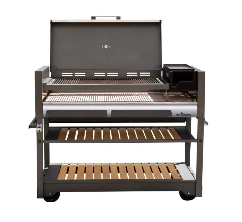Federal Gaucho Grill — Tromen Argentine Charcoal Parrilla with Side Brasero