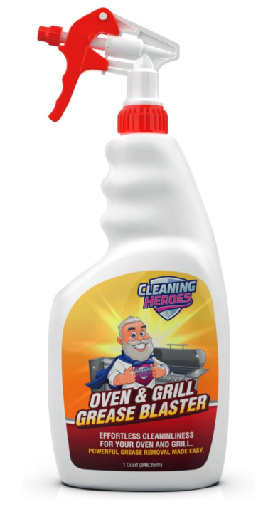 Oven & Grill Cleaner Spray, 32 fl oz – Heavy-Duty BBQ Degreaser for Air Fryers, Stoves, Range Hoods & Baked-On Grease - Cholys