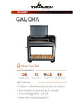 Tromen Gaucha Argentine Grill for Real Backyard Asado - Cholys