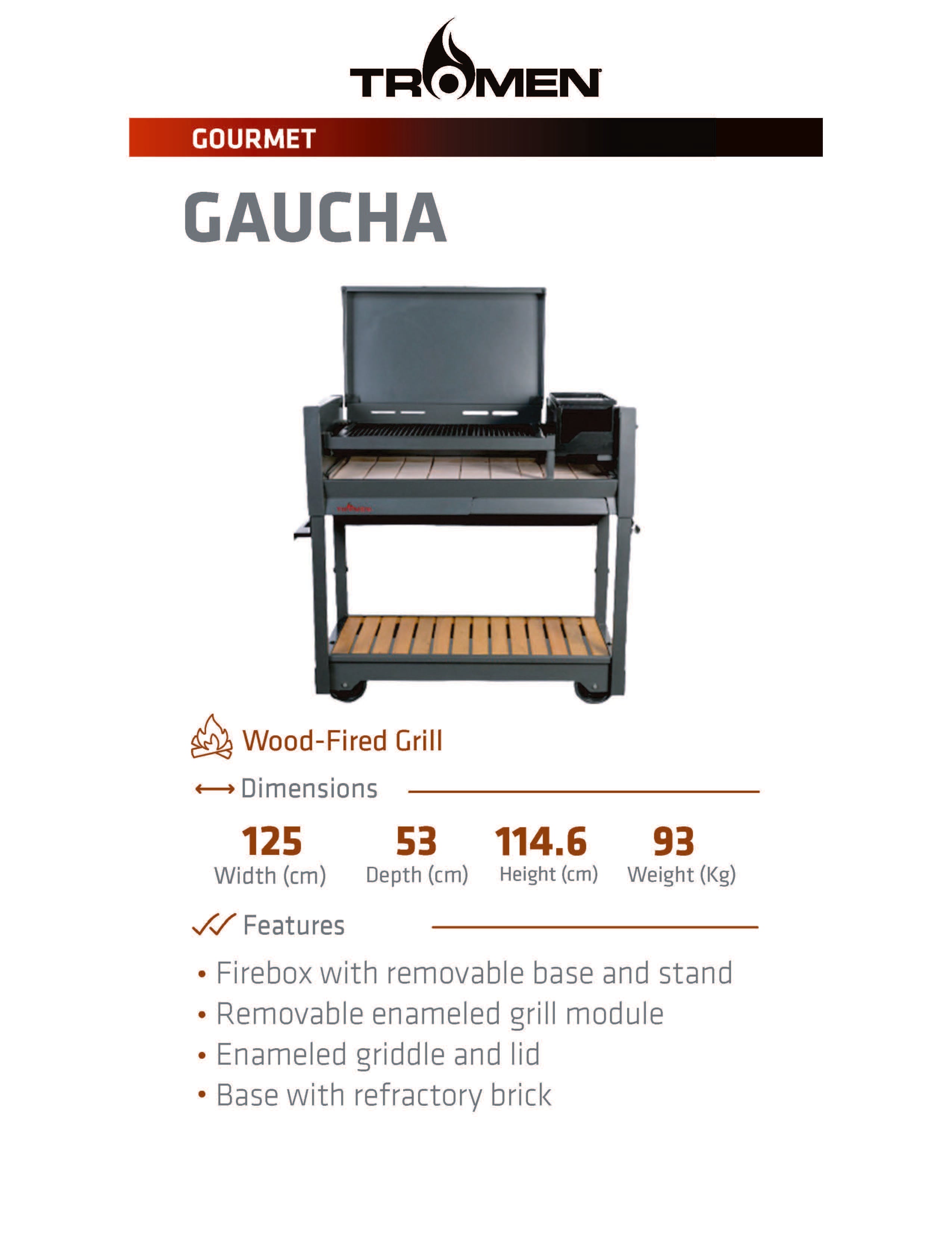 Tromen Gaucha Argentine Grill for Real Backyard Asado - Cholys
