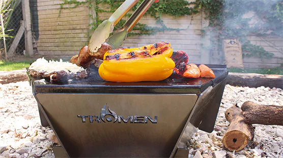 Tromen Fogon Pentagonal Cinquecento - Versatile Firepit and Grill - Cholys