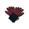 🔥RED Grill Master Grade Extreme Heat Resistant, Silicone Non-slip Gloves 13" for BBQ, Oven Mitts, Baking 🍖🥘 - Cholys