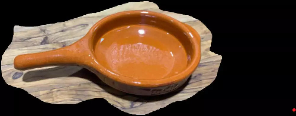 5.5" X 1.5"🧀 Handled Terracotta Clay Provoletera 🍽️ - Cholys