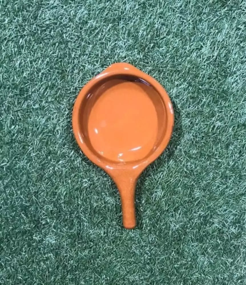 5.5" X 1.5"🧀 Handled Terracotta Clay Provoletera 🍽️ - Cholys
