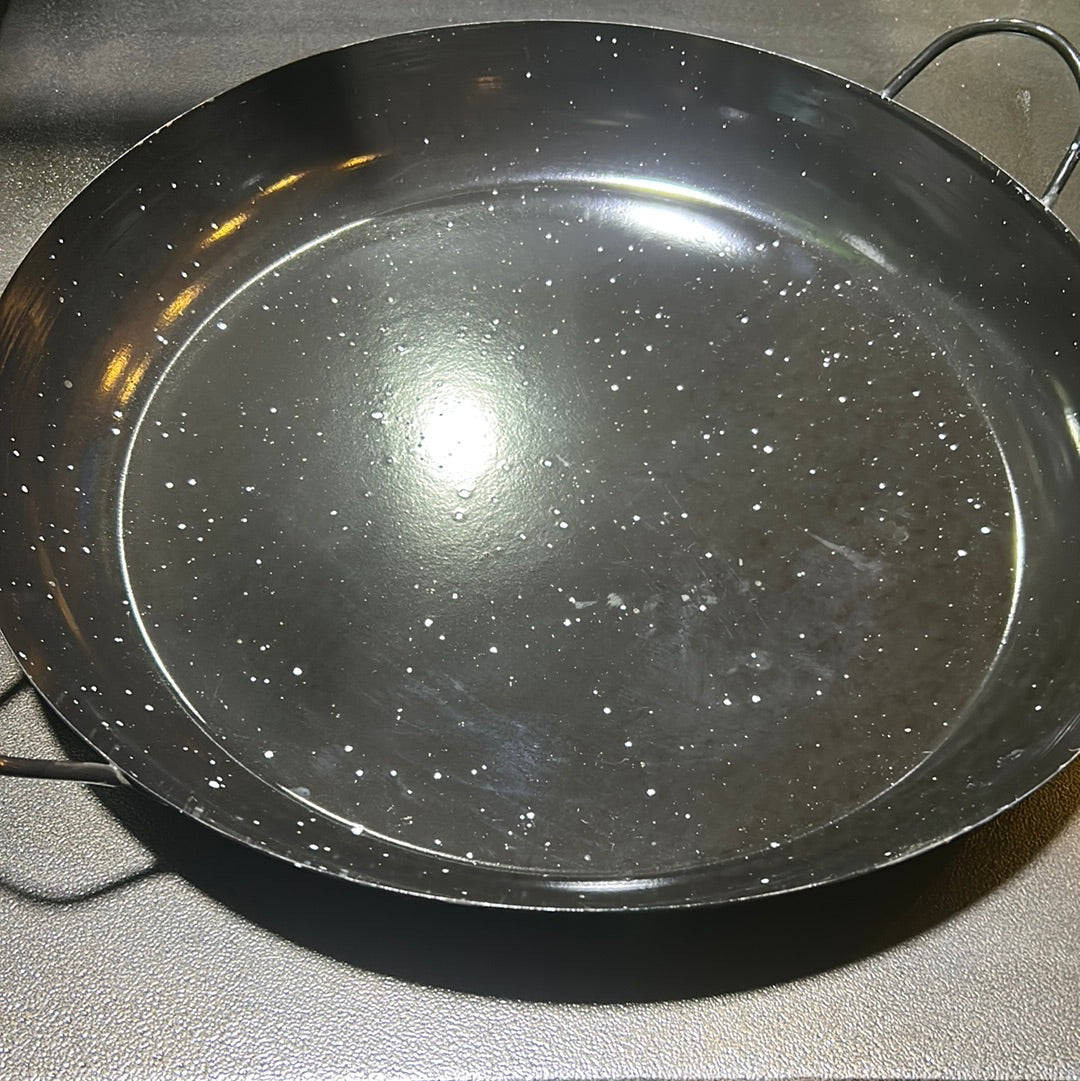 🥘 18" Enameled Steel Paellera Pan 🥘 - Cholys