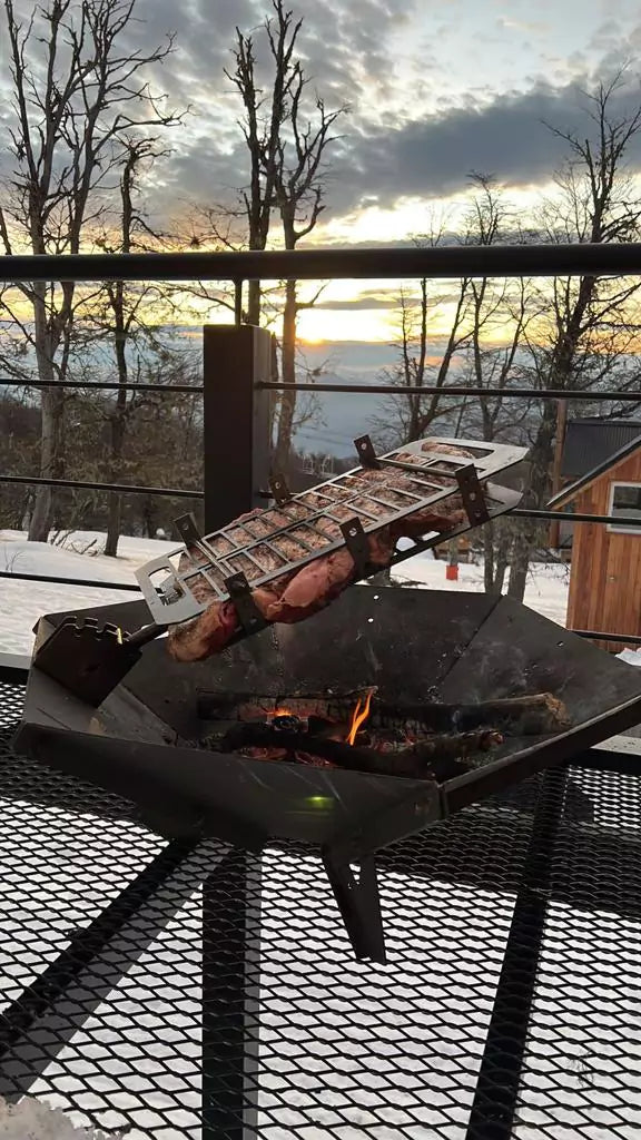 Tromen Portable Fire Pit Fogon Novecento - Unleash Your Outdoor Culinary Adventures! - Cholys