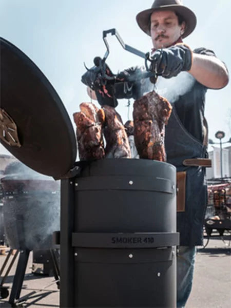 Tromen BBQ Meat Smoker 410 - Elevate Your Flavor Game with Authentic Argentine Smoking! - Cholys